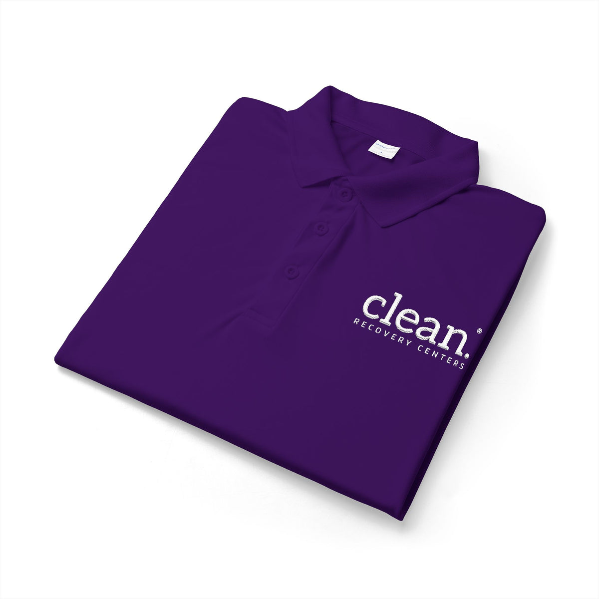 Clean Logo Embroidered Polo Shirt