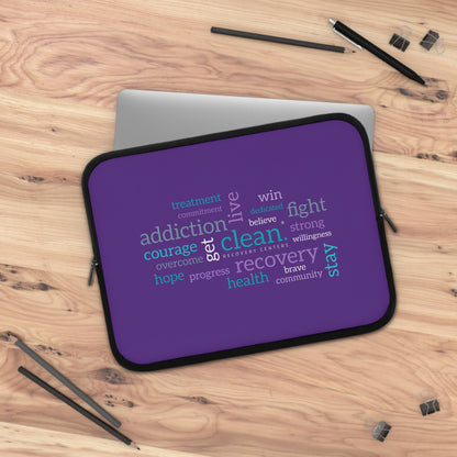 Clean Word Cloud Laptop Sleeve
