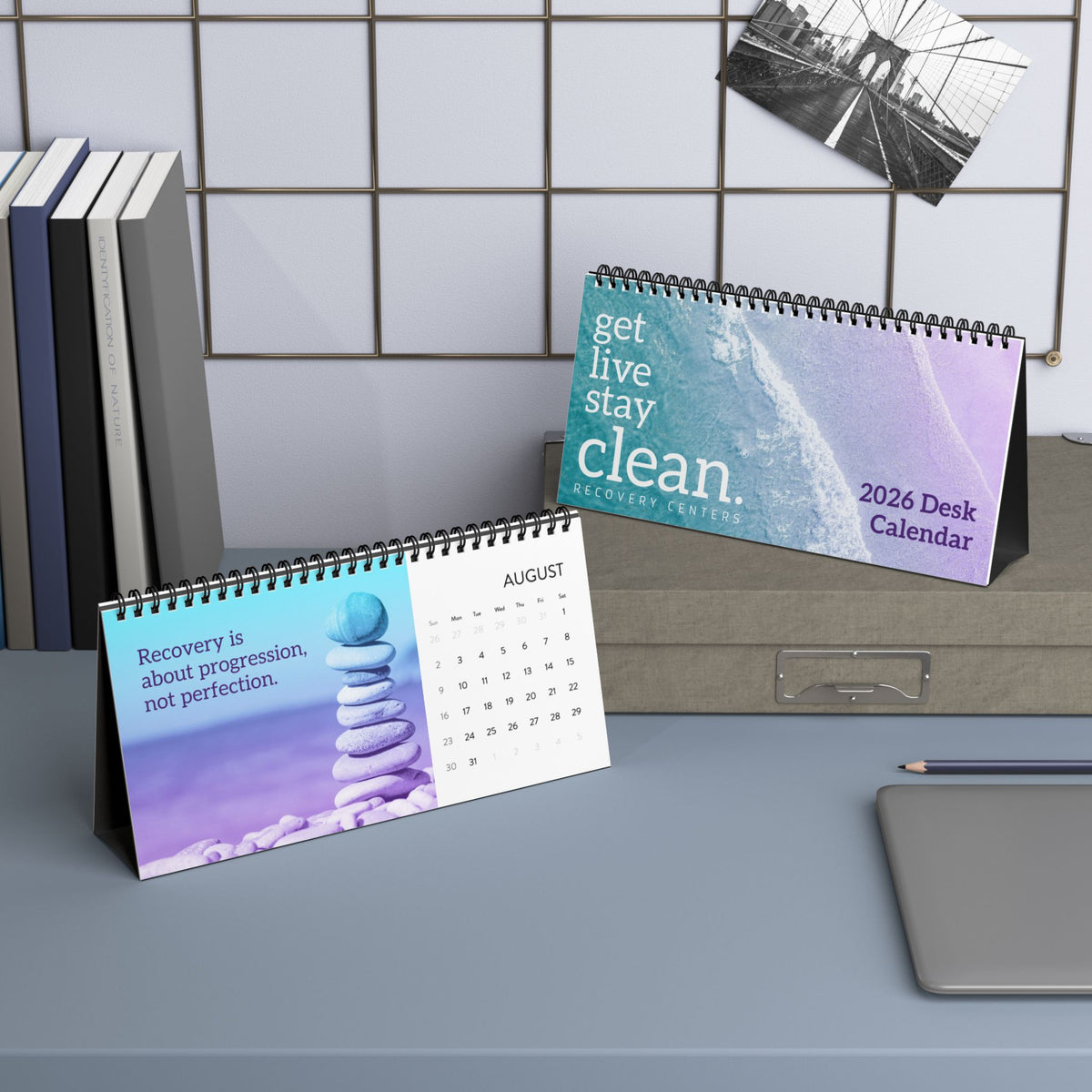 Clean Recovery Centers 2026 Desktop Calendar