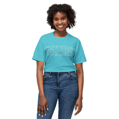 Get, Live, Stay Clean Seashell Collection Tee