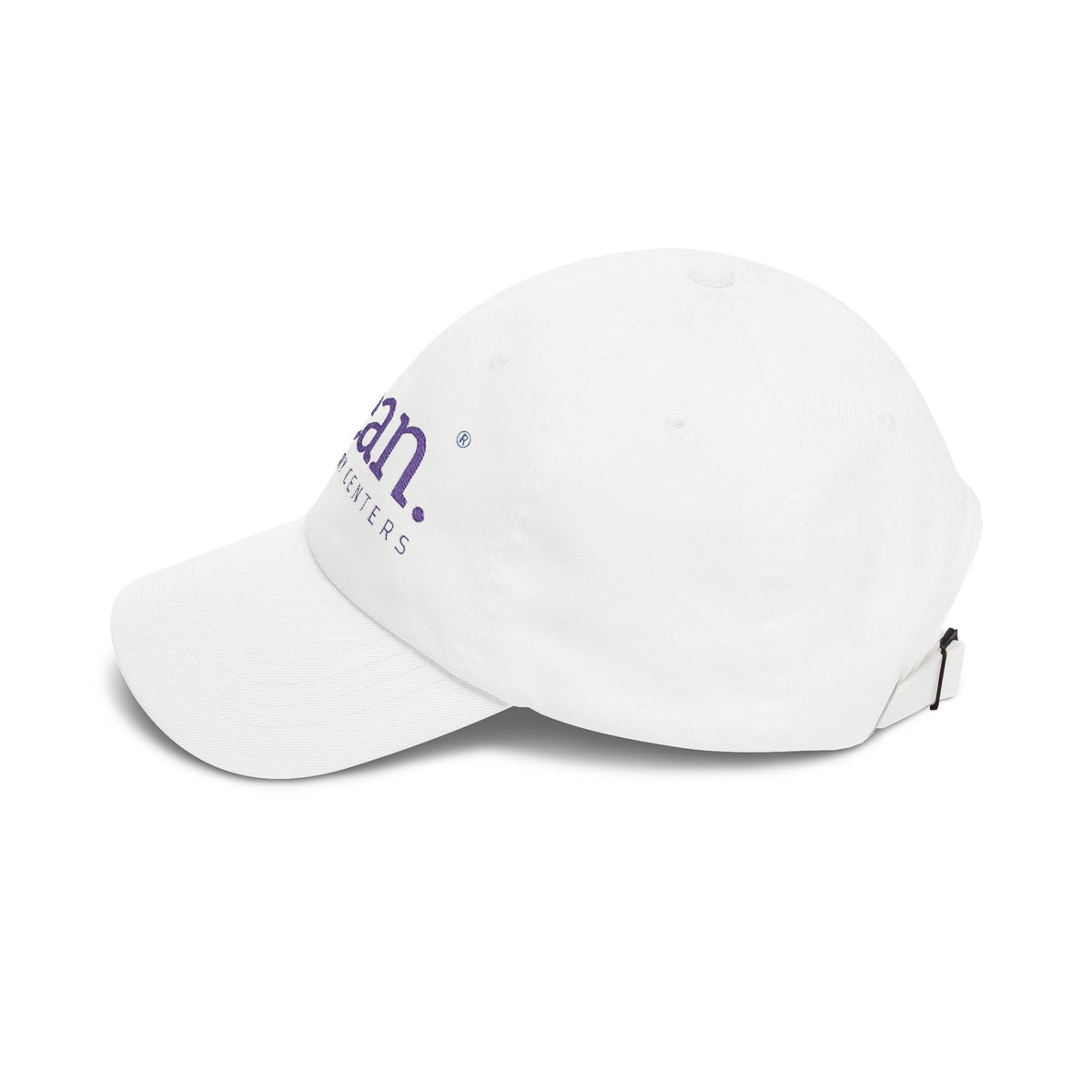 Clean Logo Embroidered Classic Cap - Purple logo