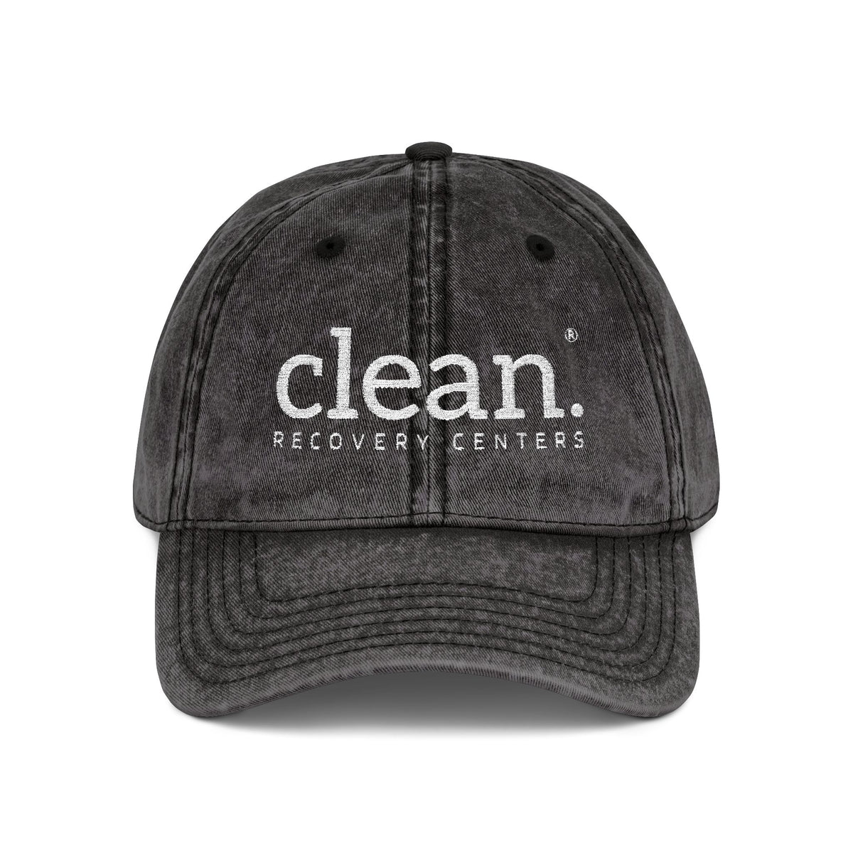 Clean Logo Vintage Embroidered Cap