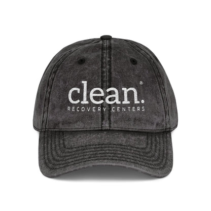 Clean Logo Vintage Embroidered Cap